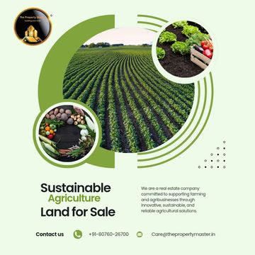 Land for sustainable agriculture available, promoting innovative and reliable farming solutions.
