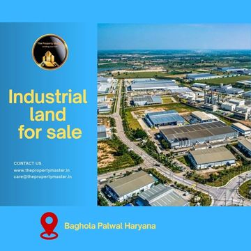 Industrial land for sale in Bagholia Palwal, Haryana with contact details.