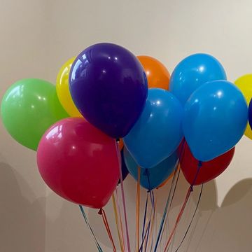 Latex helium balloon bouquet