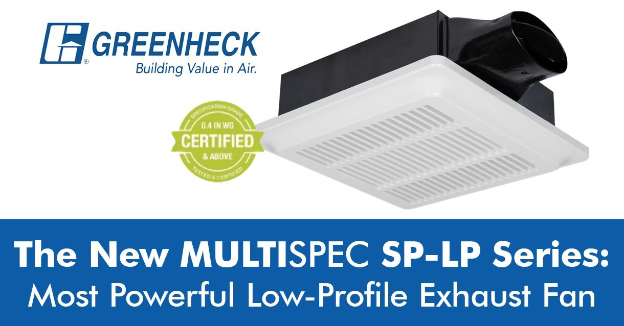 The New SPLP Ceiling/Wall Fan from Greenheck