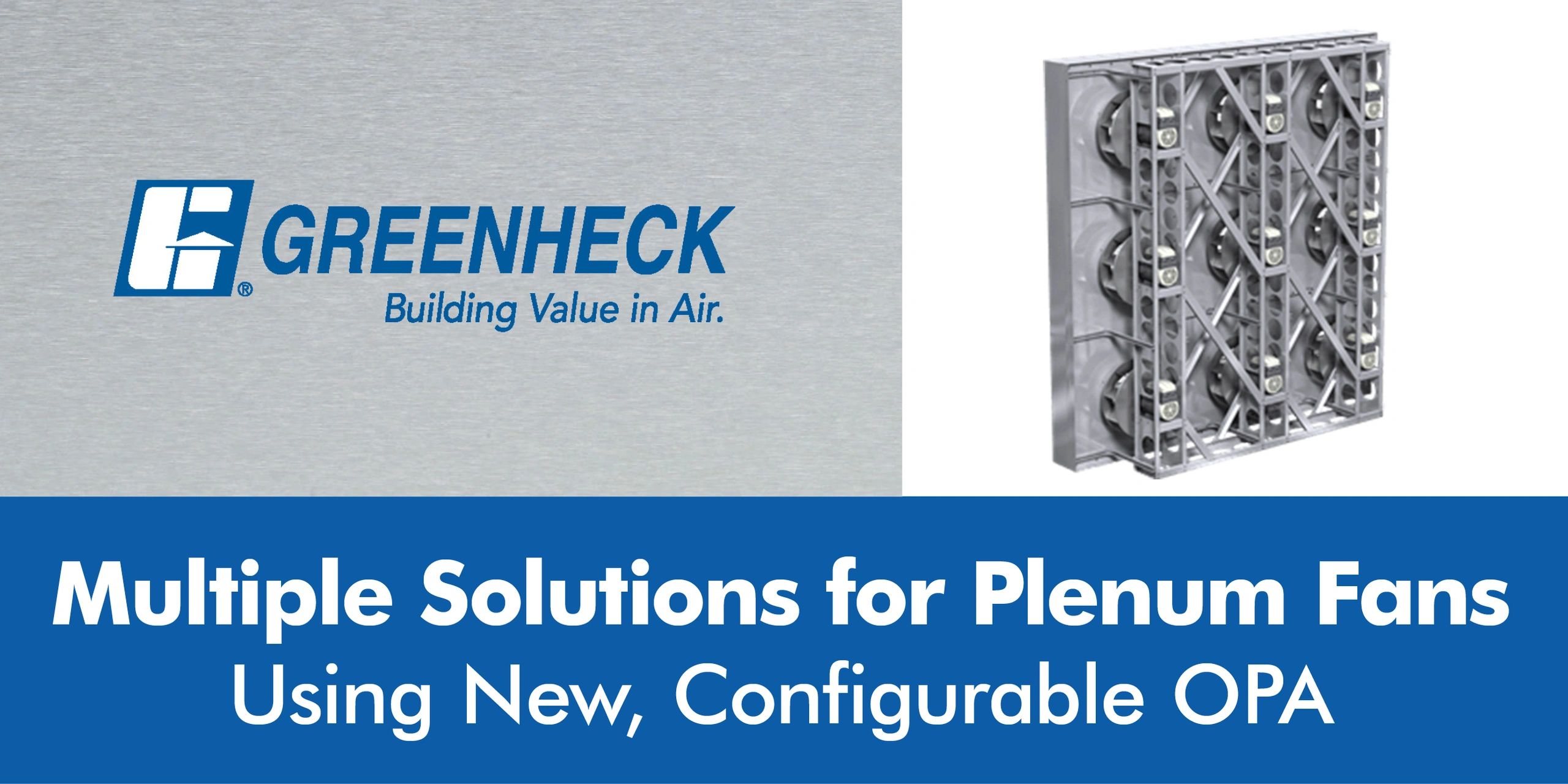 Optimize Ventilation with Greenheck's New Open Plenum Array