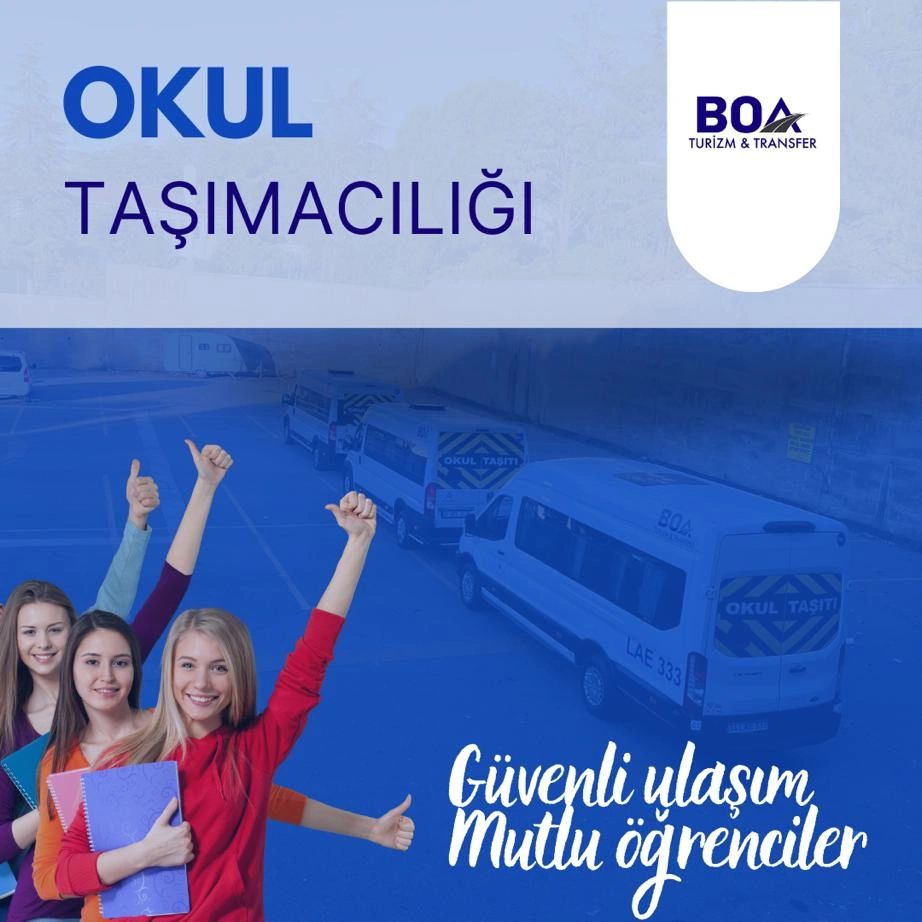 School transportation service promoting safe travel for happy students.