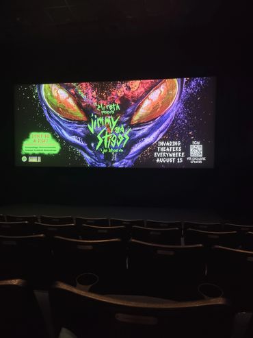 First one sitting at Cine Athens in Athens, Georgia. The Horror Section holding an investor screenin