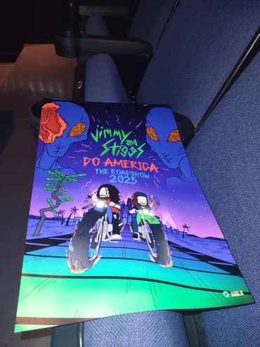Limited Edition Jimmy and Stiggs posters. Director Joe Begos and The Horror Section.