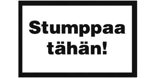Stumppaa tähän logoteksti