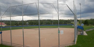 Image of ball field and backstop