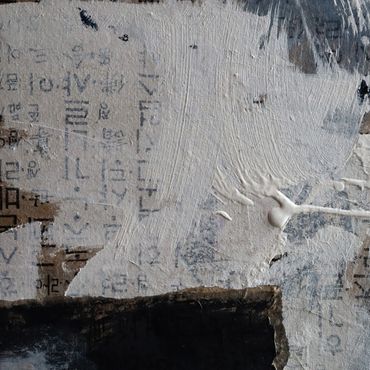 Yong Sook Kim-Lambert Contemporary Abstract painting Art contemporain Mixed media on paper acrylic