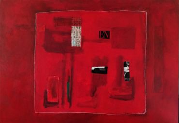 Yong Sook Kim-Lambert_Abstract painting_Art contemporain_Contemporay Canadian Artist_ Mixed media