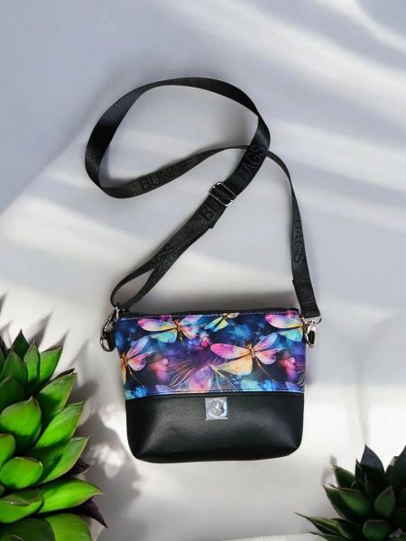 Connie Crossbody Dragonflies handmade bag whimsical design