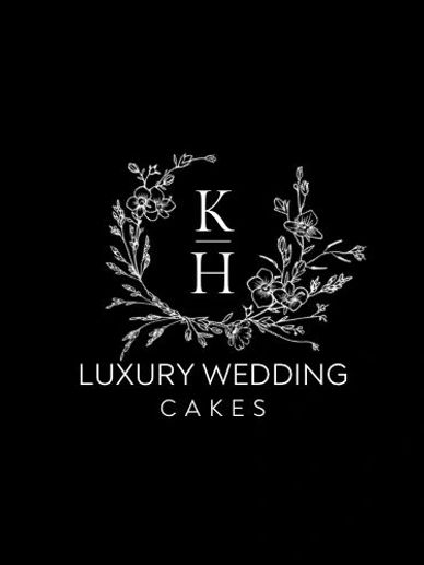 Elegant logo for luxury wedding cakes.