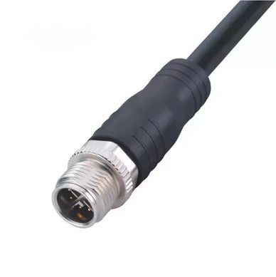Customized length m12 cable assembly, waterproof 3, 5, 12 17-pin m12 connectors.