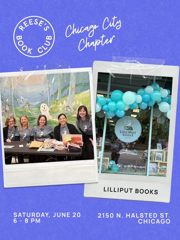 Reese's Book Club Chicago City Chapter event at Lilliput Books on June 20.