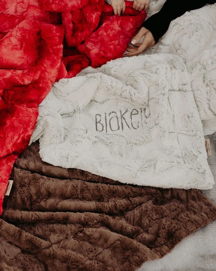 Snuggly Lil Babes Handmade Luxury Minky Blankets, Nursery Decor
