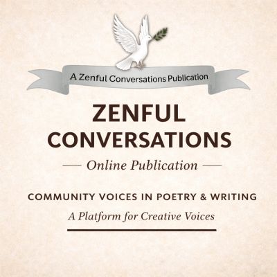 Logo of Zenful Conversations, an online poetry and writing community platform.