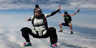 skydiving