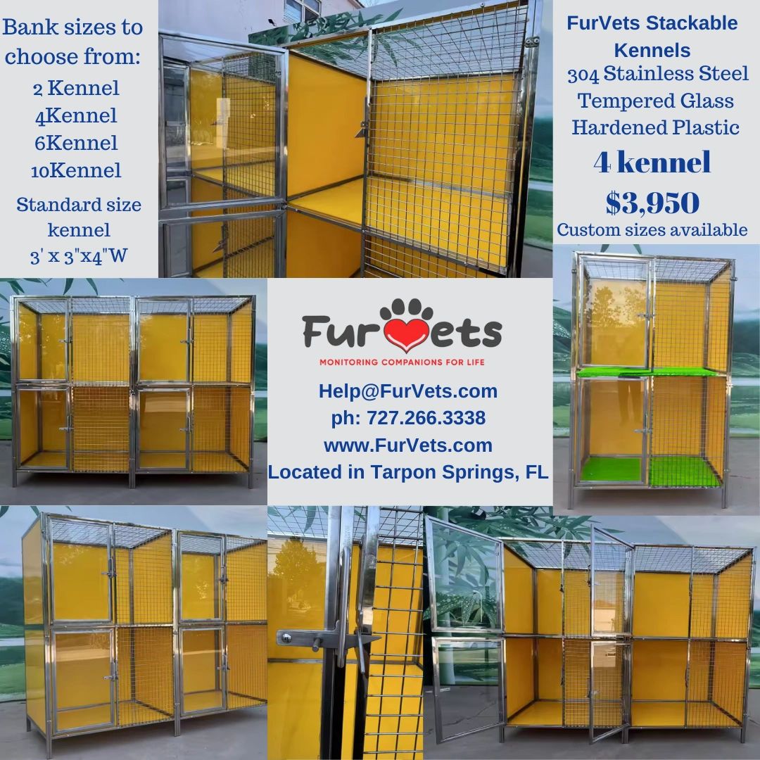 FurVets Stackable Kennels