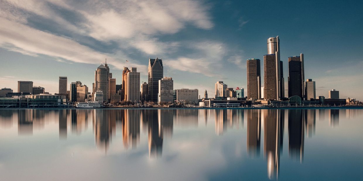 Detroit, Michigan skyline