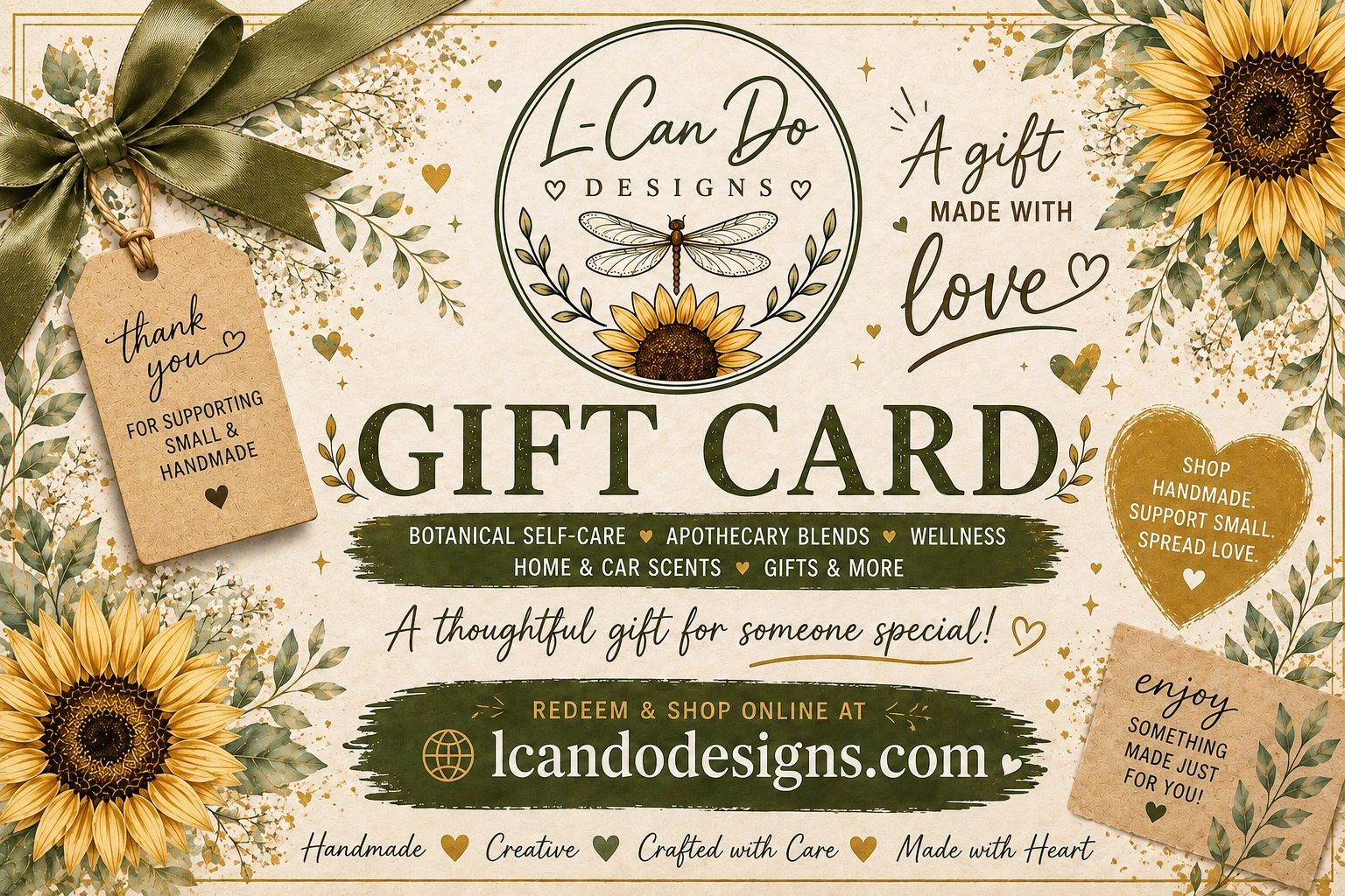 L-Can Do GIft Card Art