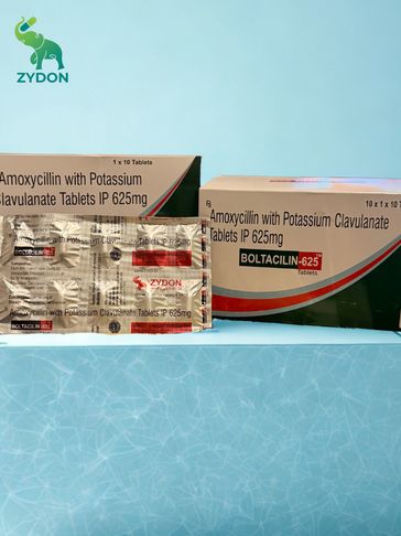 Boltacilin 625mg Tablets - Amoxycillin with Potassium Clavulanate Tablets - Zydon Healthcare Pvt. Lt