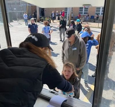 Providing hot meals from a food truck park. 