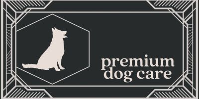 Premium dog care logo