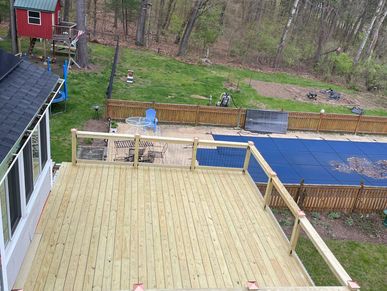 Demolition of old deck and rebuild