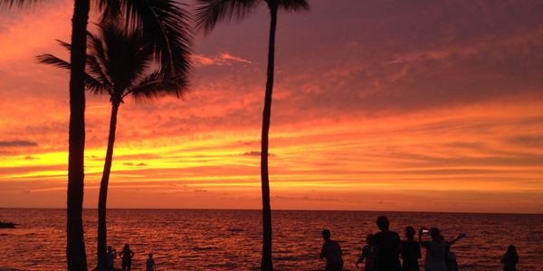 Sunset at Lava Lava Beach Club