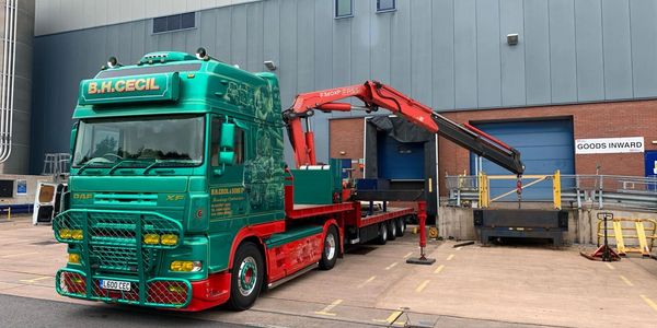 DAF lorry with trailer