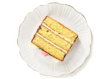 Undecorated cakes are simple, smooth cakes with no frosting designs or toppers