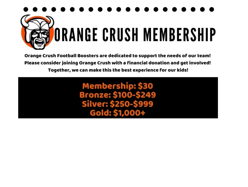 orange crush football logo