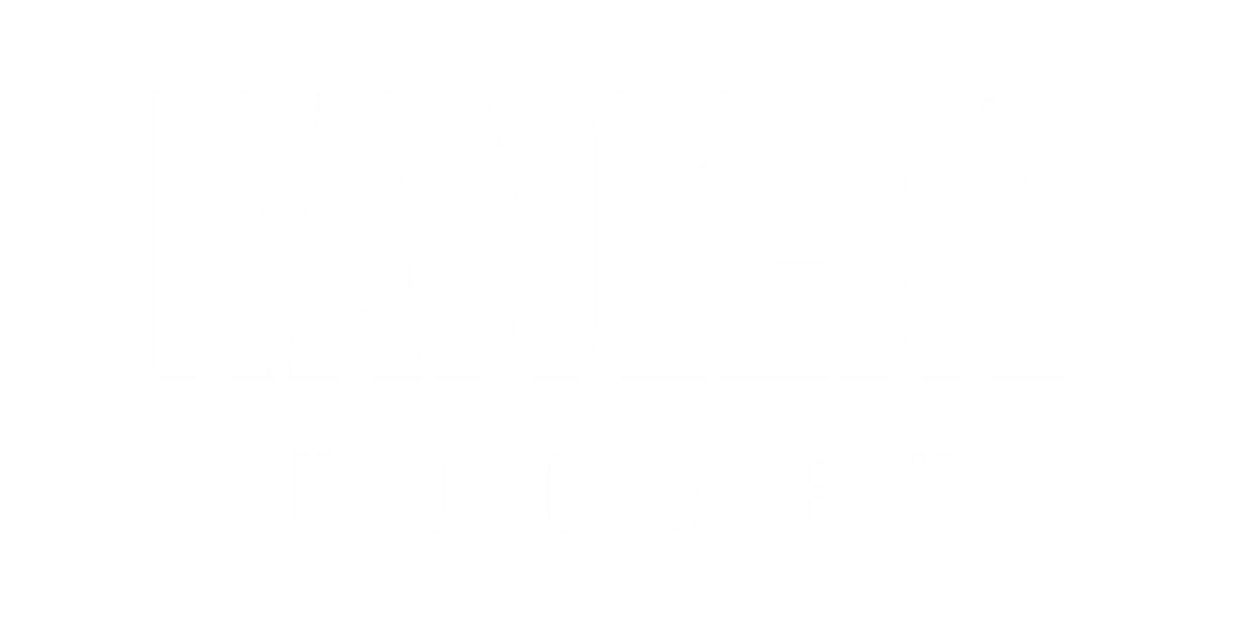Bold white text displaying 'RANGERS HOCKEY' on a black background.
