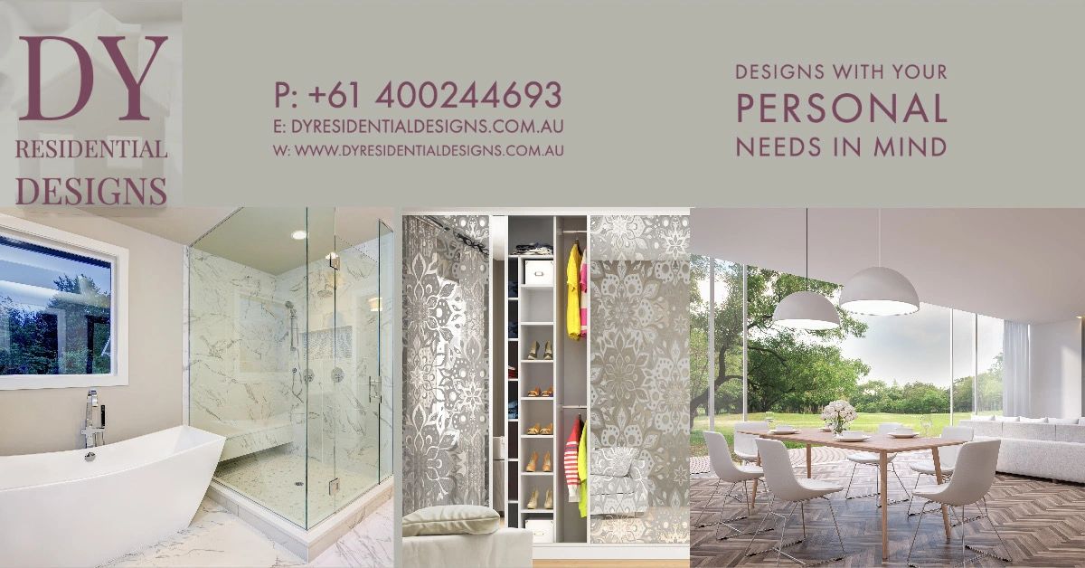Custom designs to suit your individual needs.  DY Residential Designs