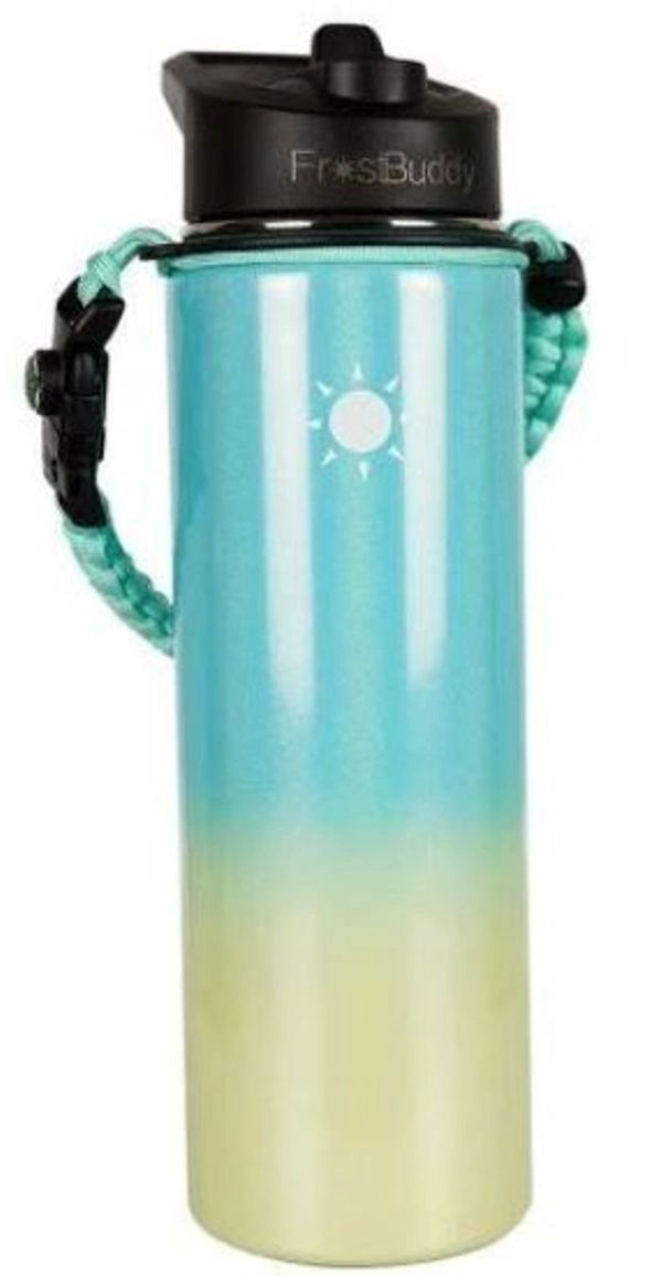 Frost Buddy 24oz Buddy Water Bottle with Straw, Lid & Paracord Handle