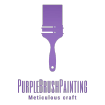 Purple Brush Painting