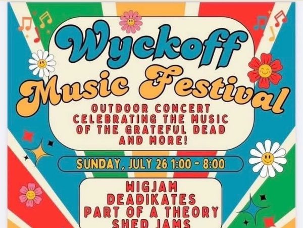 Wyckoff Music Festival outdoor concert featuring Grateful Dead tribute.