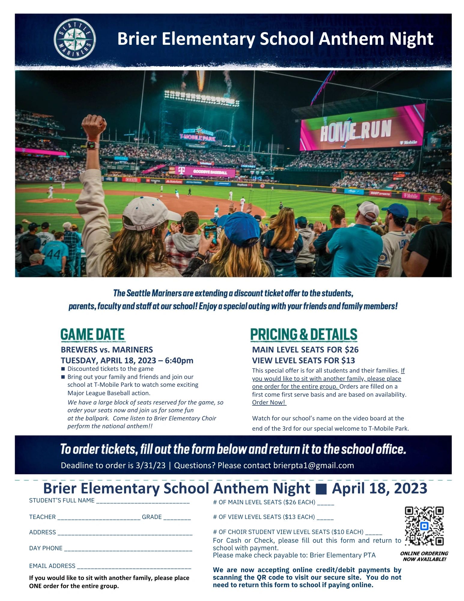 Mariners announce $10 ticket specials for all home games in 2023