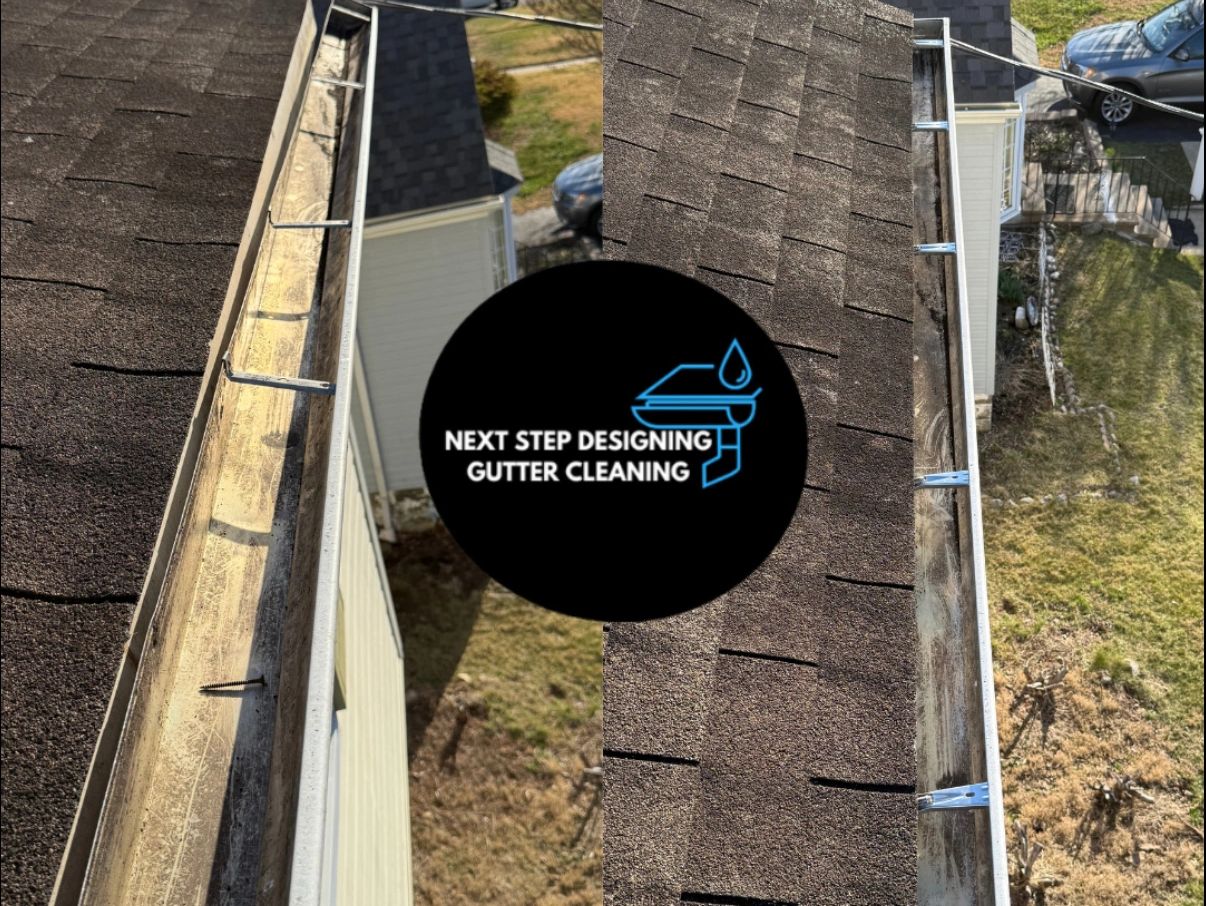 Gutter Repair in West Chester, PA. This was a gutter that pulled away from the home.