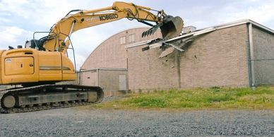 Demolition of National Guard Building in North Little Rock, Arkansas