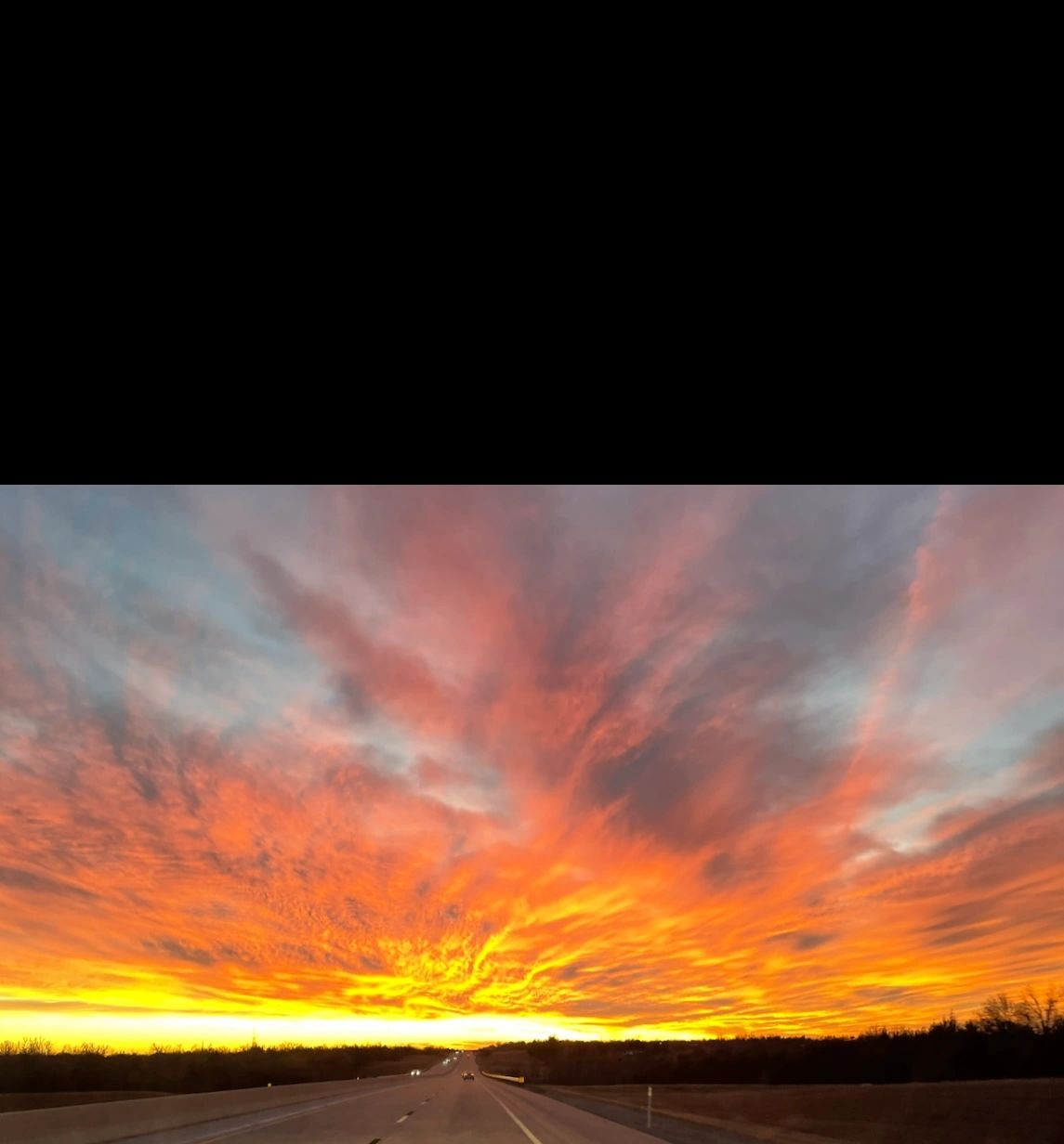 Sunset on the Road