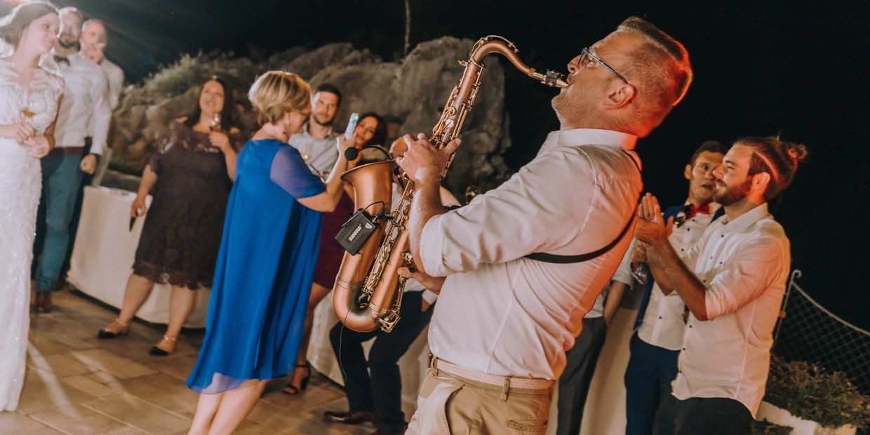Saxophone for a wedding in croatia