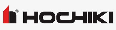 HOCHIKI logo with red and black design.