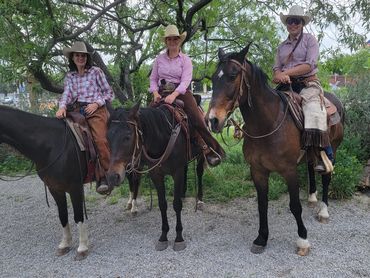 Texas cowgirls in Ouray