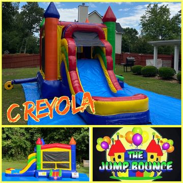 Combo bouncer 
Bounce House and Waterslide 