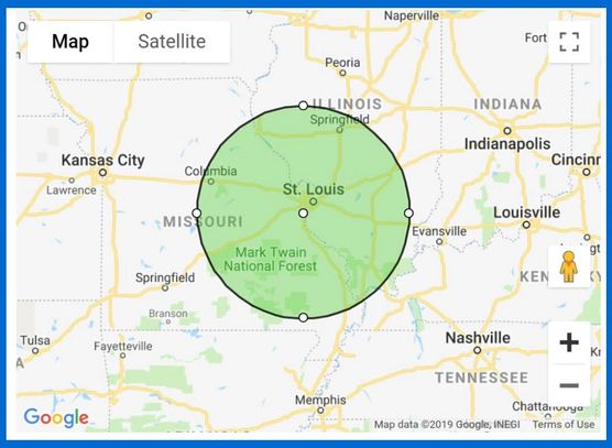 Service Area Coverage Map
Midlands Maintenance LLC 