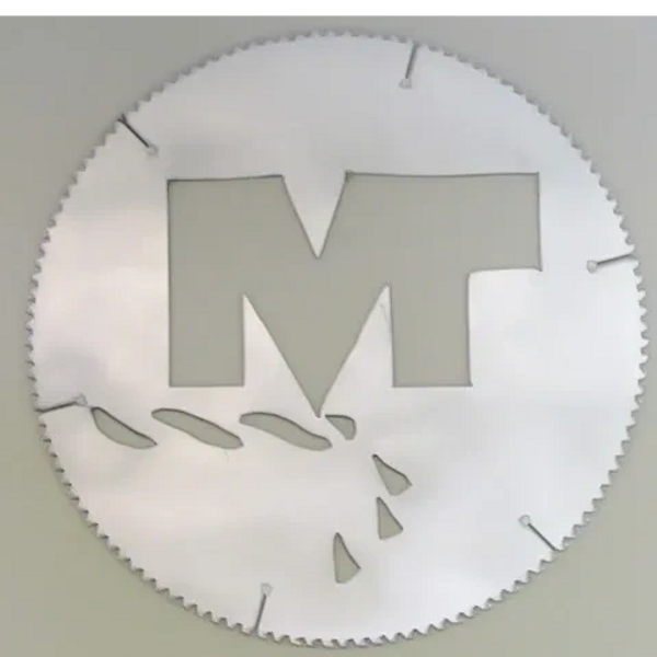 Myers Tool logo on saw blade
