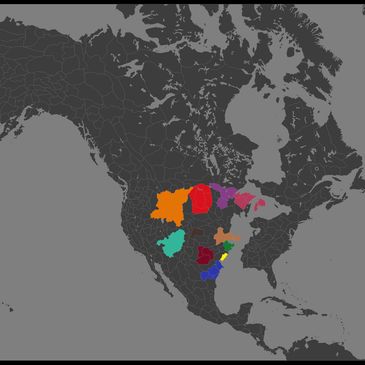 Map of the Central Factions.