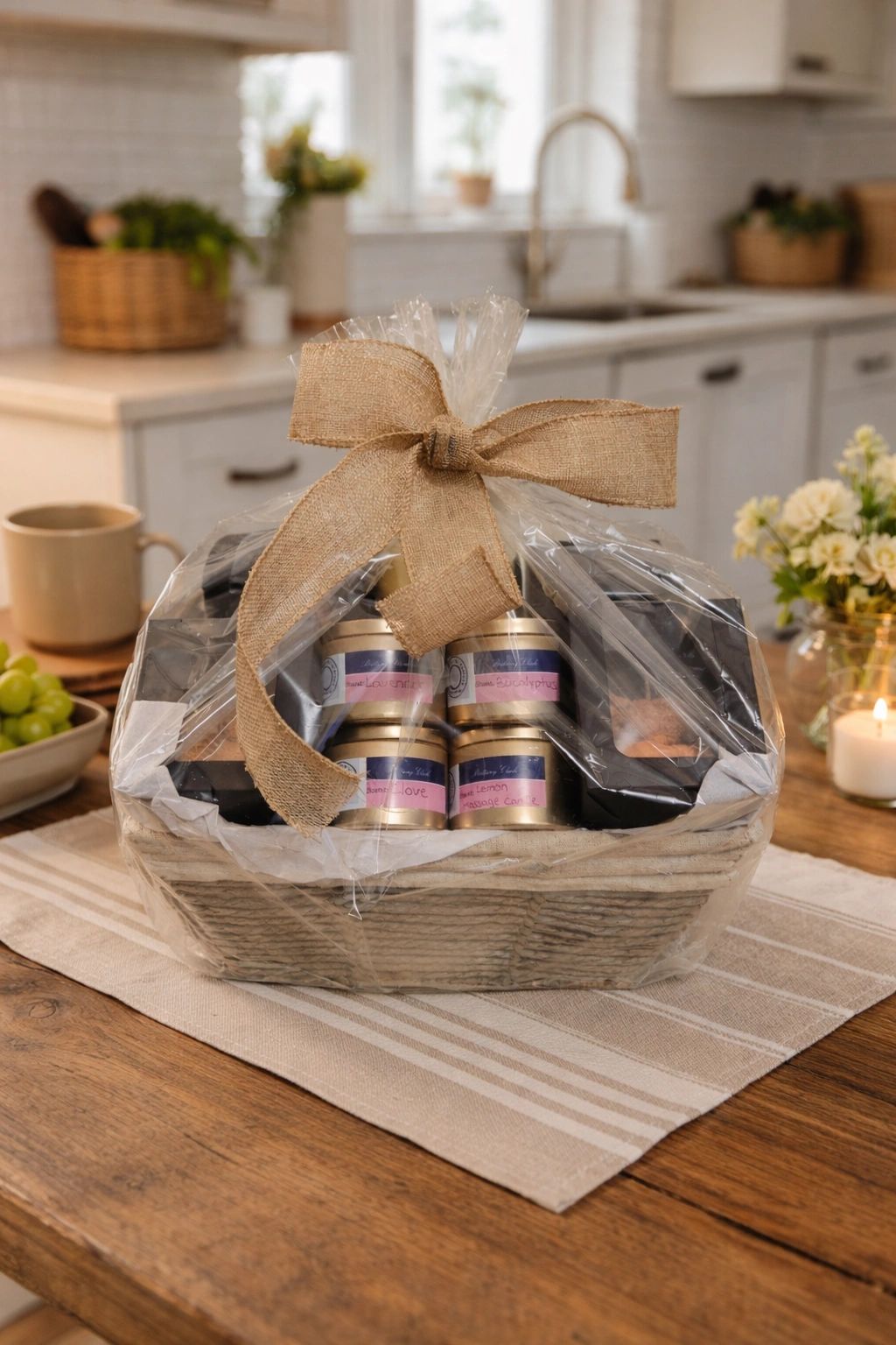 Gift Basket with Candles