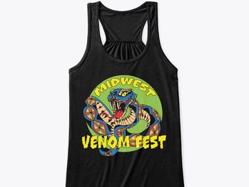tank top, shirt, midwest venom fest, reptiles, show me snakes, reptile show, merch, swag, expo