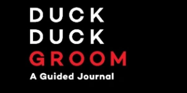 Book cover of "Duck Duck Groom," a guided journal by Anna Sonoda.