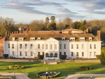 Gosfield Hall with surrounding land.